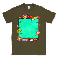 Army Green school add your own text Classic Tee - NancyCooperArtShop