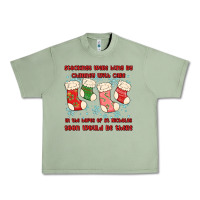 Oil Green stockings were hung by chimney Urban Heavy Tee - MaliasSmallBusiness