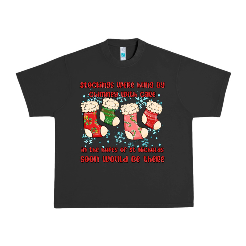 Stockings Were Hung By Chimney Urban Heavy Tee by MaliasSmallBusiness | Teevron