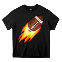 Black american football Heavy Core Tee - JahusDesignShop