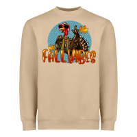 Mushroom Fall Vibes Turkey Heavyweight Sweatshirt - LillyAllenDesigns
