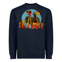 Navy Fall Vibes Turkey Heavyweight Sweatshirt - LillyAllenDesigns