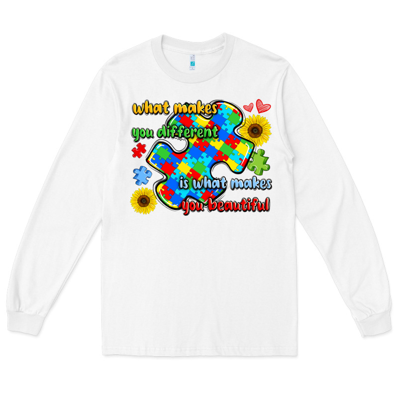 What Makes You Different Is What Makes  You Beauti Long Sleeve Tee by LillyAllenDesigns | Teevron