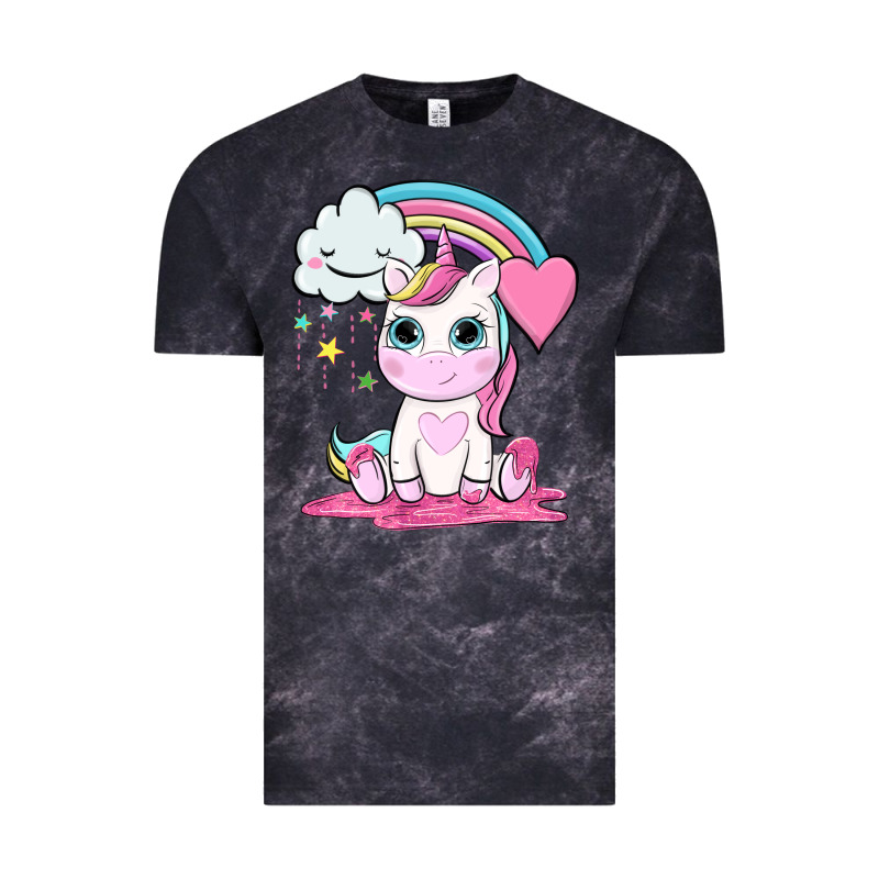Cute Unicorn And Rainbow Vintage Tee by NancyCooperArtShop | Teevron