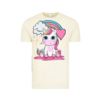 Vintage Arctic cute unicorn and rainbow Vintage Tee - NancyCooperArtShop