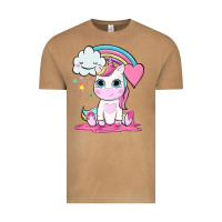 Vintage Camel cute unicorn and rainbow Vintage Tee - NancyCooperArtShop