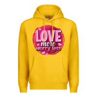 Lemon Love more worry less Valentine's Day Premium Hoodie - HowdyJamesFarm