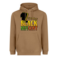 Toasted Coconut Feeling blacknificent Heavyweight Hoodie - HowdyJamesFarm