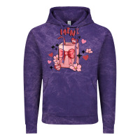 Cloud Purple mini coffee cups Vintage Hoodie - MaliasSmallBusiness