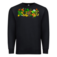 Black St. Patricks day nurse Premium Sweatshirt - HowdyJamesFarm