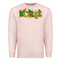 Pale Pink St. Patricks day nurse Premium Sweatshirt - HowdyJamesFarm
