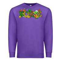Purple St. Patricks day nurse Premium Sweatshirt - HowdyJamesFarm