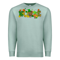 Seafoam St. Patricks day nurse Premium Sweatshirt - HowdyJamesFarm
