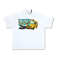 White transportation squad Urban Heavy Tee - NancyCooperArtShop