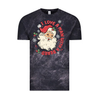Cloud Black i love a man with a beard Vintage Tee - MaliasSmallBusiness