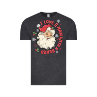 Vintage Black i love a man with a beard Vintage Tee - MaliasSmallBusiness