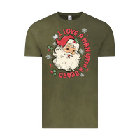 Vintage Olive i love a man with a beard Vintage Tee - MaliasSmallBusiness