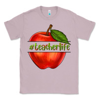 Lilac teacher life with apple Classic Tee - NancyCooperArtShop
