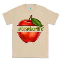 Mushroom teacher life with apple Classic Tee - NancyCooperArtShop