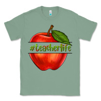 Sage teacher life with apple Classic Tee - NancyCooperArtShop