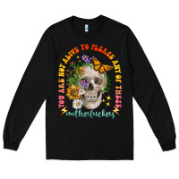 Black not alive to please Long Sleeve Tee - LillyAllenDesigns