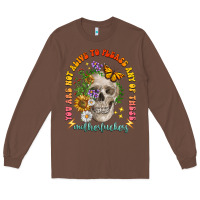 Chestnut not alive to please Long Sleeve Tee - LillyAllenDesigns