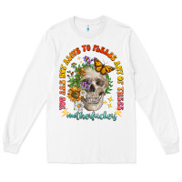 White not alive to please Long Sleeve Tee - LillyAllenDesigns