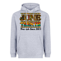 Heather Grey Juneteenth Heavyweight Hoodie - HowdyJamesFarm