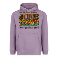 Lavender Juneteenth Heavyweight Hoodie - HowdyJamesFarm