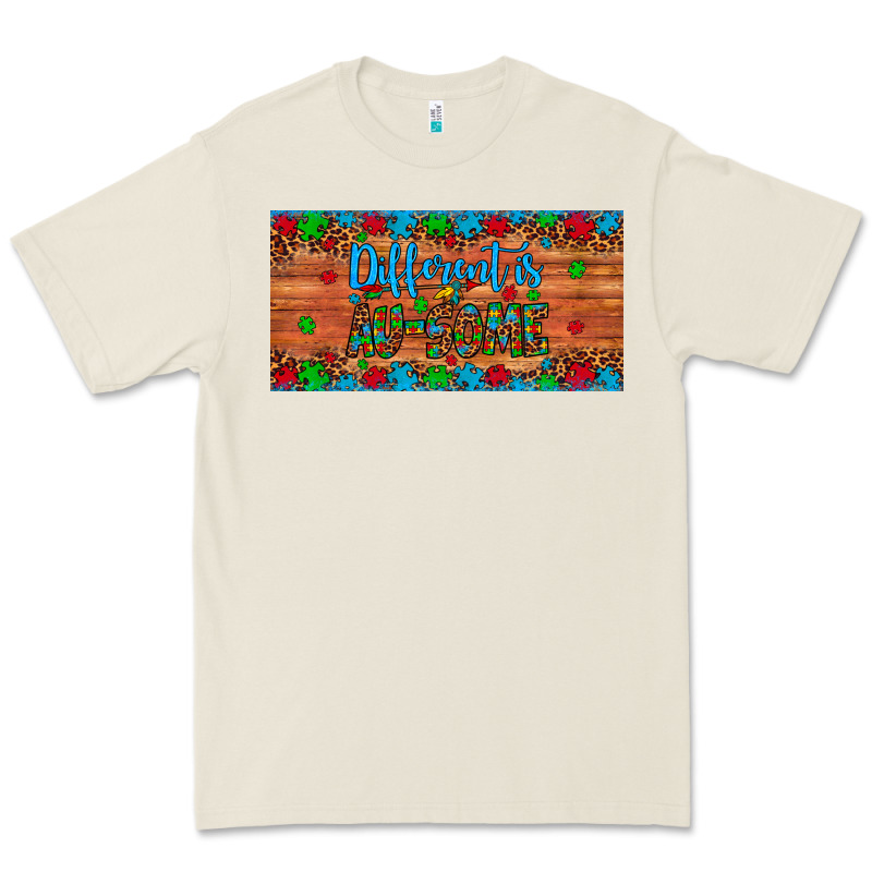 Different Is Au Some Autism Awareness License Plate Premium Tee by Artiststas | Teevron