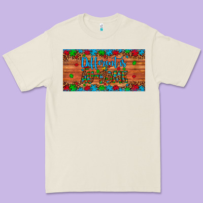 Different Is Au Some Autism Awareness License Plate Premium Tee Designed By Artiststas