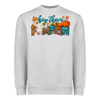 Heather Grey Western Hey There Pumpkin Heavyweight Sweatshirt - LillyAllenDesigns