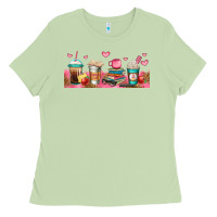 Matcha teacher fuel coffee cups Ladies Tee - Jasminsmagicworld