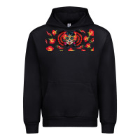 Black sugar skull rose libbey glass Urban Hoodie - BundleAndBundleShop