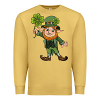 Antique Gold St. Patrick's day elf Premium Sweatshirt - CowGirlArtShop