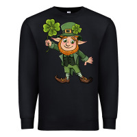 Black St. Patrick's day elf Premium Sweatshirt - CowGirlArtShop