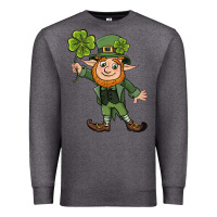 Charcoal Heather St. Patrick's day elf Premium Sweatshirt - CowGirlArtShop