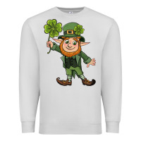 Dove Grey St. Patrick's day elf Premium Sweatshirt - CowGirlArtShop