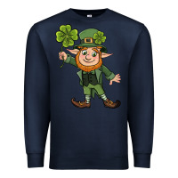 Navy St. Patrick's day elf Premium Sweatshirt - CowGirlArtShop