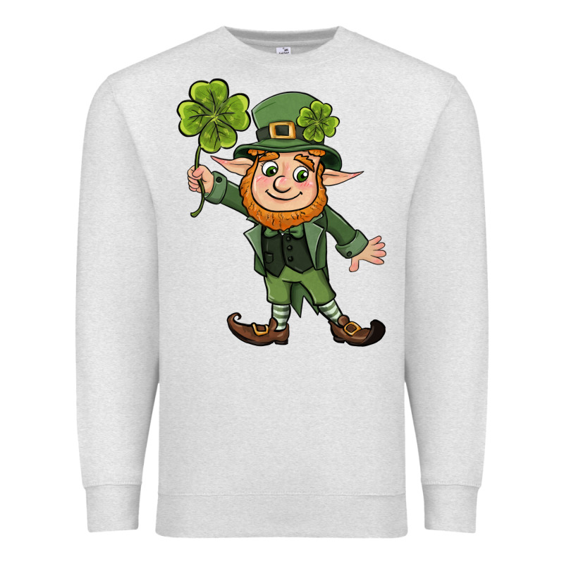 St. Patrick's Day Elf Premium Sweatshirt by CowGirlArtShop | Teevron