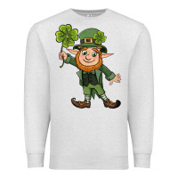Oatmeal Heather St. Patrick's day elf Premium Sweatshirt - CowGirlArtShop