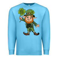 Ocean Blue St. Patrick's day elf Premium Sweatshirt - CowGirlArtShop