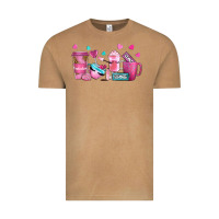 Vintage Camel lash hustler with eyelashes coffee cups Vintage Tee - NancyCooperArtShop