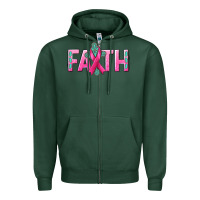 Sports Green Cancer Faith with gemstone Zipper Hoodie - NancyCooperArtShop