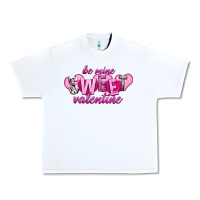 White be mine sweet valentine Urban Heavy Tee - NancyCooperArtShop