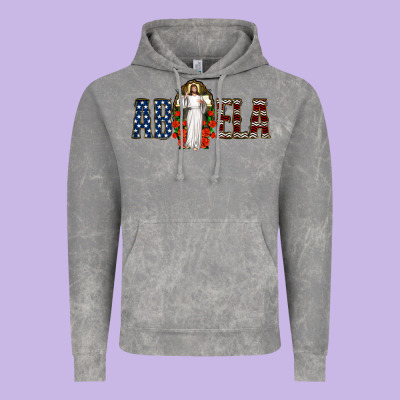 Abuela Jesus Christ Vintage Hoodie Designed By Jasminsmagicworld