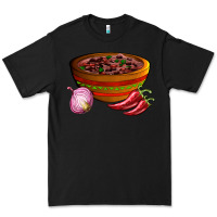 Black chilli con carne Premium Tee - AdoDesignShop