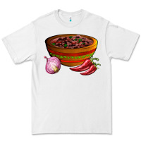 White chilli con carne Premium Tee - AdoDesignShop