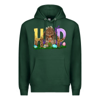 Sports Green Hop Rabbit Easter Day Premium Hoodie - HowdyJamesFarm