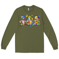 Army Green autism gnomes Long Sleeve Tee - LillyAllenDesigns